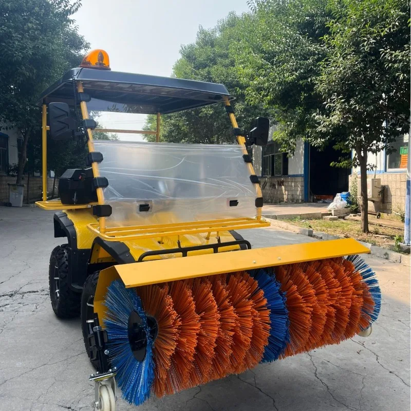 Road snowplow, roller brush multi-kinetic ATV c