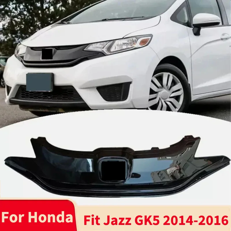

Racing Grills for Honda Fit Jazz OE: 71120-T5R 2014-2017 Lower Mesh Grill Grille Cover Trim Body Kit Tuning Automobiles Parts