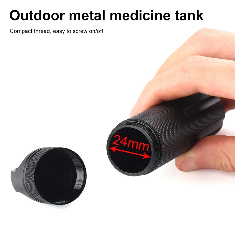 EDC waterproof Container capsule dry pill outdoor hike camp portamedicinali sopravvivere seal box storage trunk bottle case match