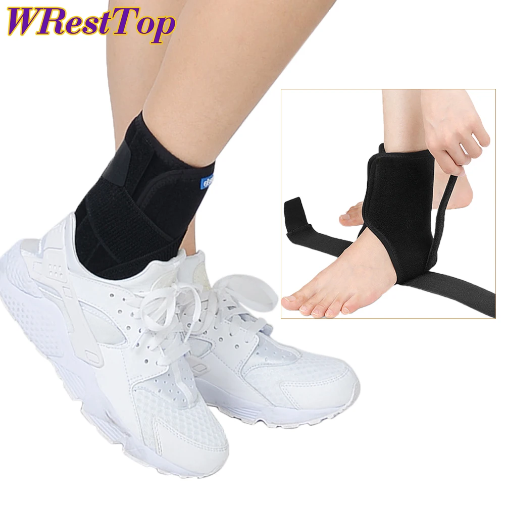 1Pcs Ankle Compression Brace Support Stabilizer with Aluminum Stays for Ankle Sprain Arthritis Strain Fatigue Achilles Tendon