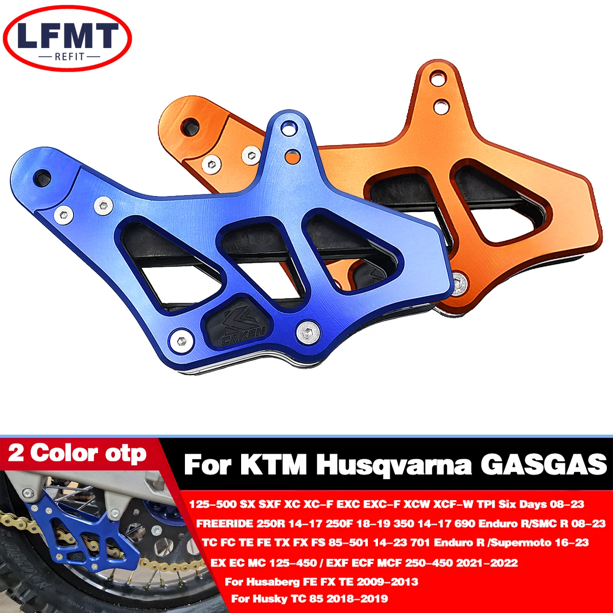 

For GasGas EX EC MC 125-450 CNC Chain Guide Cover Guard Protector EXF ECF MCF 250-450 2021-2022 For Husaberg FE FX TE For Husky