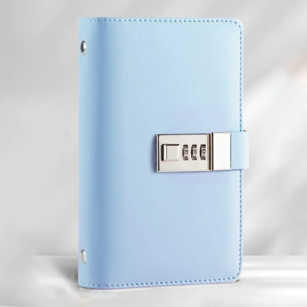 A6 Code Notebook for Money Solid Color Daily Plan Cash Budget Ledger Academic Weekly Agenda Anti-splash Water - view 3