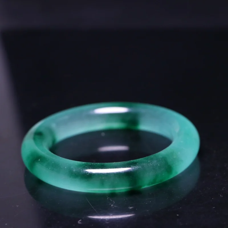 

Certified Natural AA Burmese high Ice Green Jade jadeite Bracelets bangle 60MM