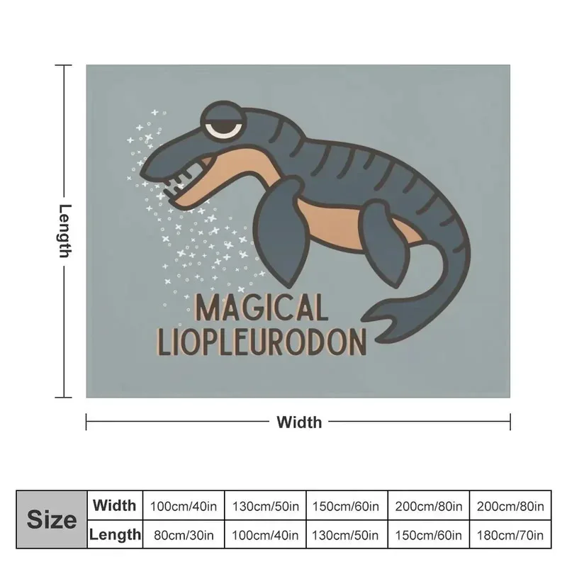 

UJF03Magical Liopleurodon // Charlie The Unicorn Throw Blanket Decoratives Vintage Extra Large Throw Soft Blankets5Ln&