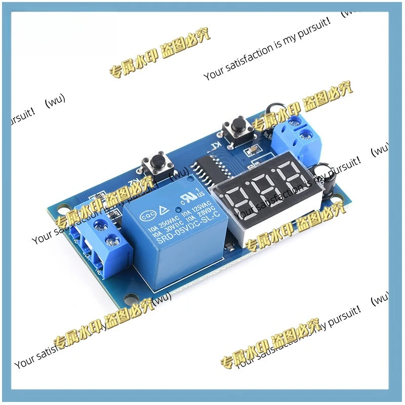 2pcs Intermittent Infinite Cycle Countdown Switch Controller, 5V Timing Relay Module