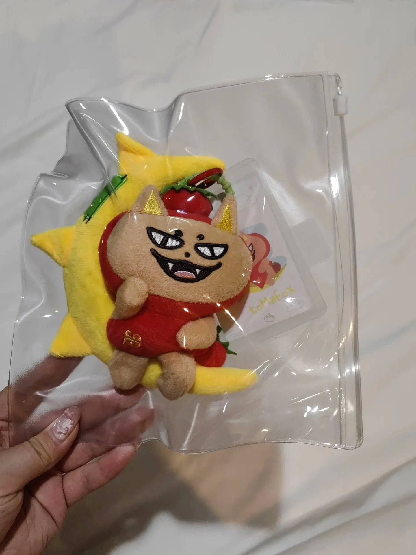 2025 New In Stock Arrival Official Thai Star Forcebook Breezy Ballon Keychain 11cm Tomafox