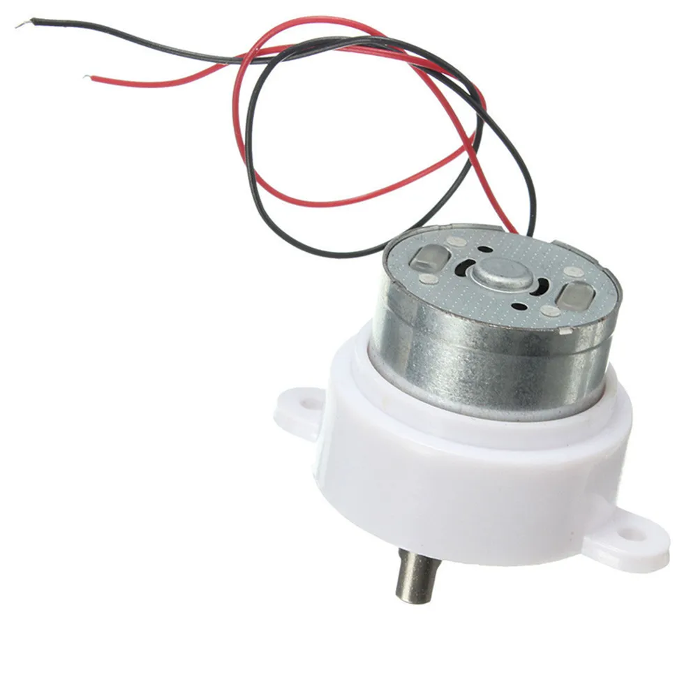 DC 12V Electric Brushless DC Motor High Torque Gear Motor Geared Box S30K Reduction Motor 7.5RPM 2 Wires for Electronic Toys Fan