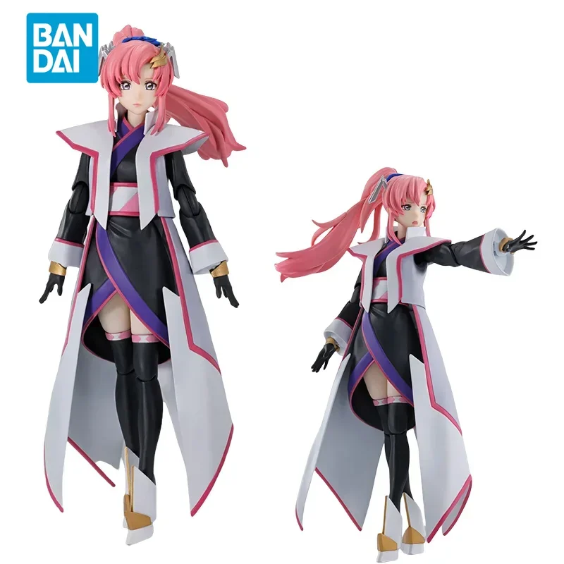 

Spot Direct Delivery Bandai Original Gundam Anime Figure SHF LACUS CLYNE Action Figure Toys for Children Gift Collectible Model