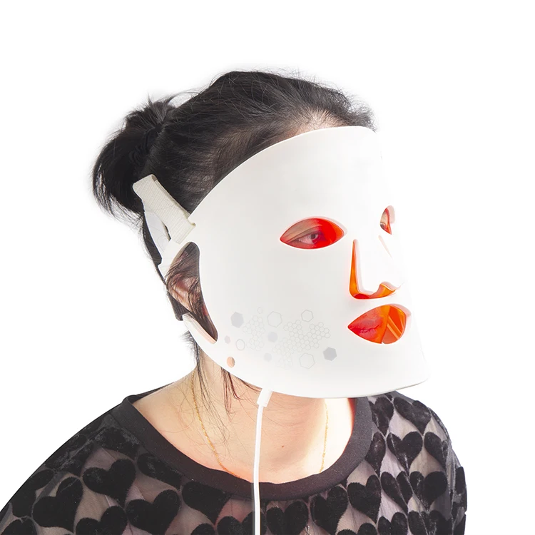 Wholesale OEM ODM Led facial mask light near infrared mask for home use portable device