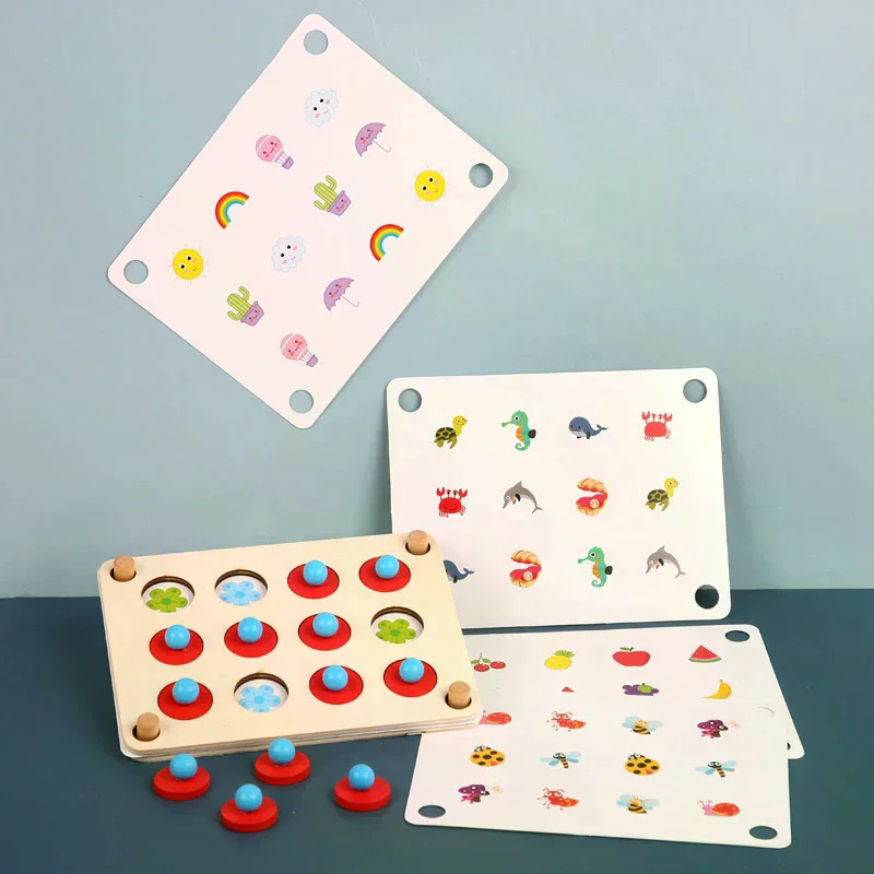 Memory Chess, Children's Educational Toys, Concentration Training, Thinking Logic Development, Montessori Education