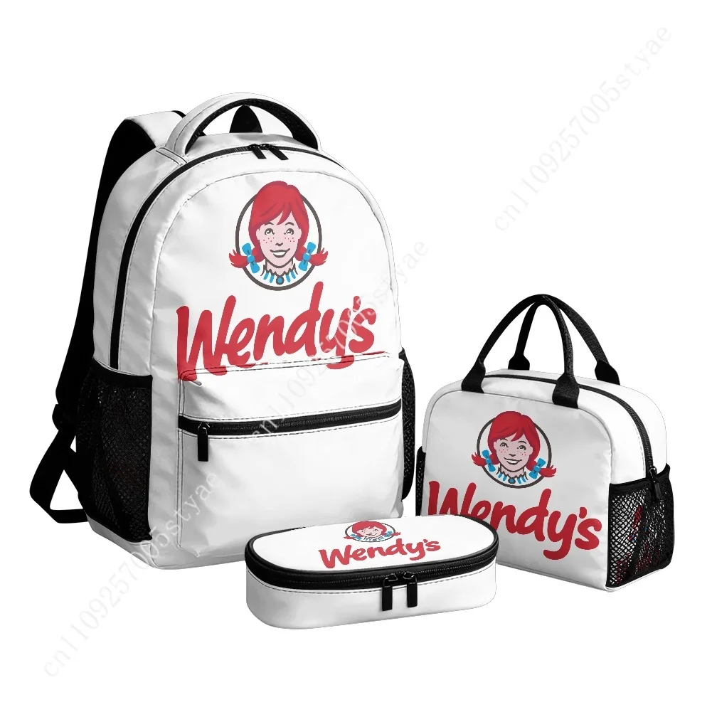 Wend ys Custom Leisure All-Over Print 3-Piece Backpack Set (Includes Backpack, Lunch Bag, and Pencil Case)