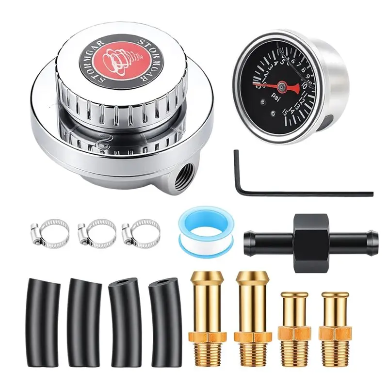 

Датчик давления топлива LLCS 1-5 PSI, универсальный регулятор давления топлива, комплект топливного насоса для карбюратора с датчиком давления 0-15 PSI
