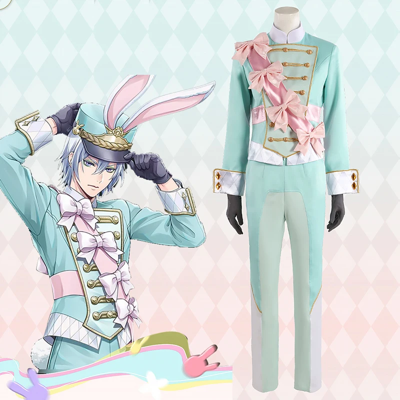 ¡Nuevo! Cos Silver Cute Cosplay Game Twisted Wonderland White Rabbit Festival celebración Cool Party New Costume G