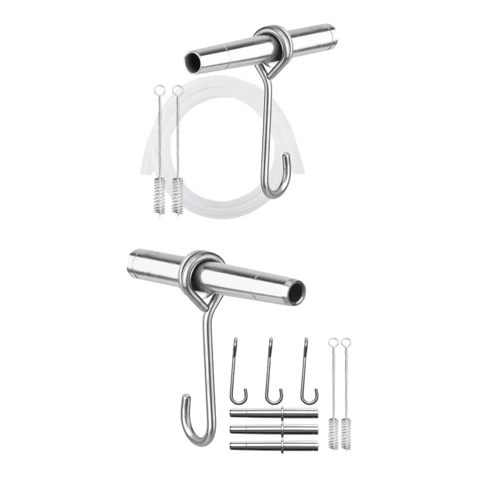 Maple Syrup Tapping Set Stainless Steel Collection Supplies Sturdy Metal Maple Spiles Maple Tree Taps Spiles for Home Yard