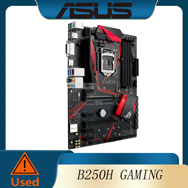 

ROG STRIX B250H GAMING Motherboard ASUS LGA1151 7th 6th generation Core i7 i5 i3 Pentium Celeron DDR4 M.2 B250 ATX USB 3.1