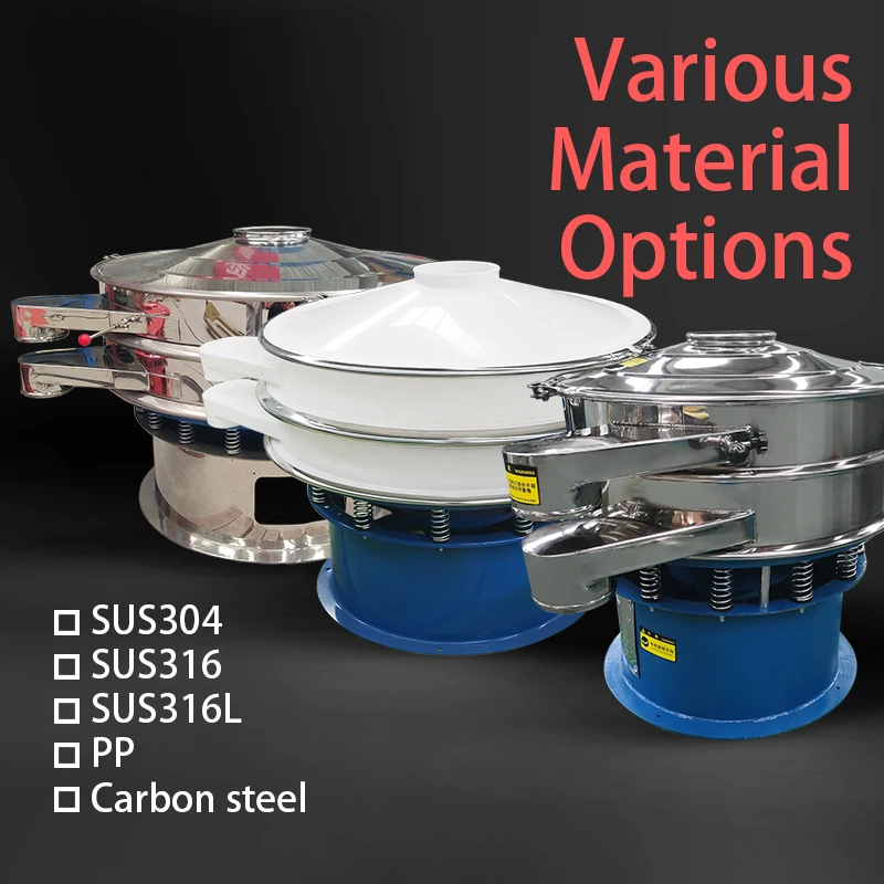 CY Three Layer Multi Specification Circular Vibrator Sieve for Plastic Particles Screening Sifter Machine