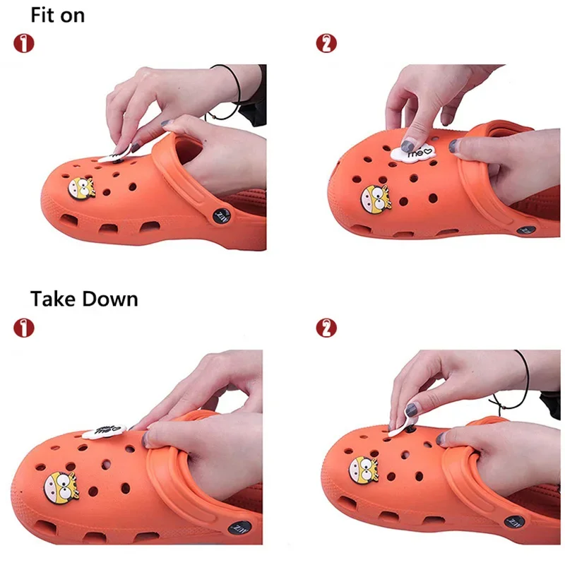 1 stücke Cartoon traurig Frosch Pepe PVC Ente Schuh Schnalle Dekoration niedlichen Schuhe Zubehör DIY für Schuhe Frauen Mädchen Kinder Junge Party