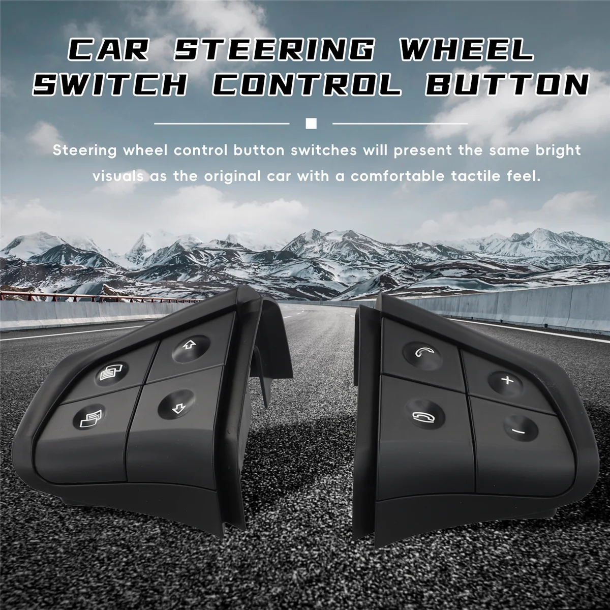 

Better-For Mercedes-Benz W164 W245 W251 GL350 ML350 R280 B180 B200 B300 Steering Wheel Switch Control Buttons 1 Pair Pack
