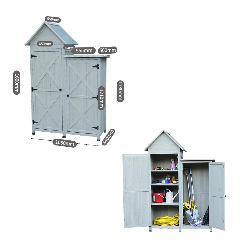 ZL Outdoor Tool Room Locker Outdoor Tool Storage Cabinet Courtyard