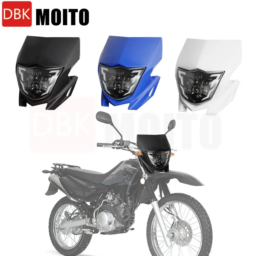 

Motorcycle LED 12V Front Headlight 12V For Yahama XTZ125 XTZ 125 Head Lanp Assembly Head Light Fairing Headlamp