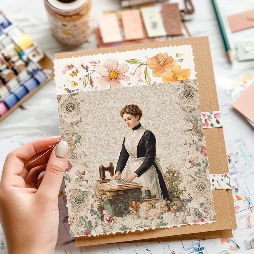 ชุดกระดาษสมุดภาพขนาด 6x6 นิ้ว (36 แผ่น): ลายกระต่ายน่ารัก/ลายหัวใจ สำหรับงานสมุดภาพ งานพับกระดาษ และการทำการ์ด DIY สำหรับเด็ก