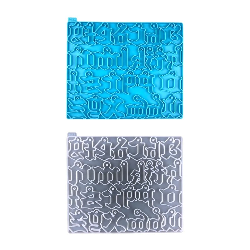 

Letters Epoxy Resin Casting Mould for Jewelry Pendant Keychain Making Resin Mold N0HE