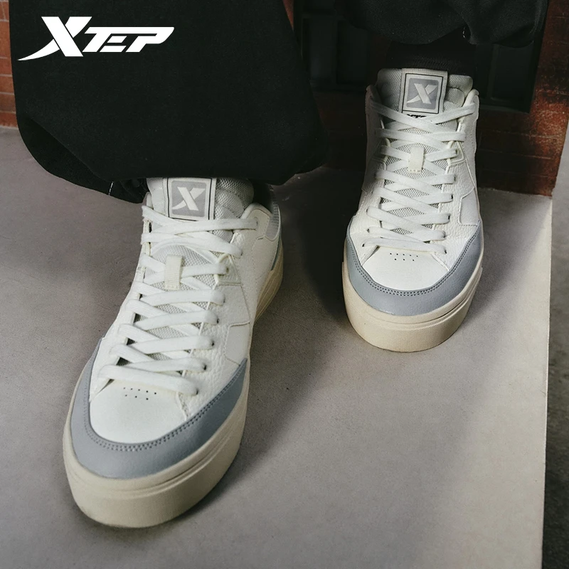 Xtep MAXX-SE Skateboarding Shoes For Men 2024 Summer Non-Slip Men\'s Skate Shoes Trekking Soft Comfortable Sneakers 876219310005