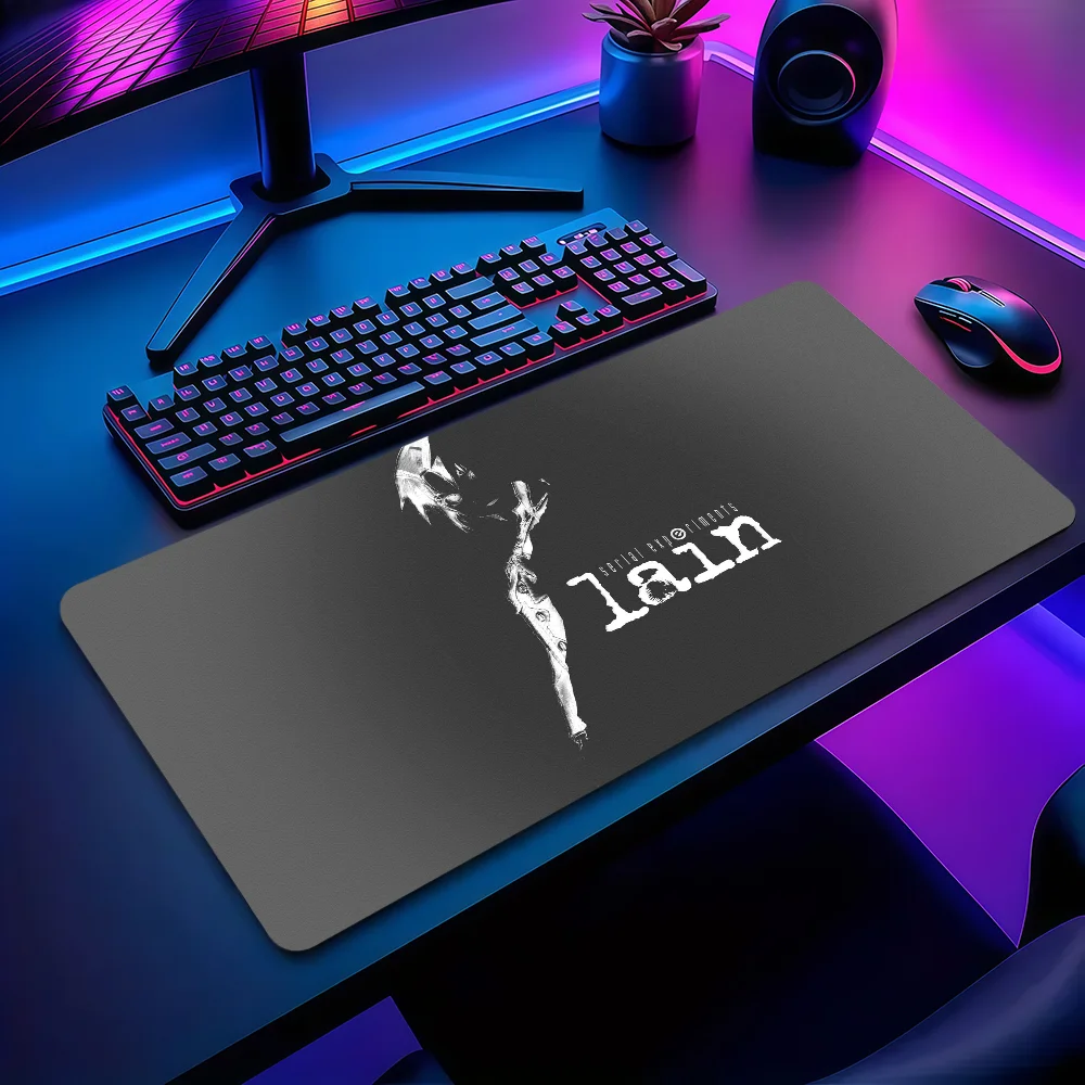 Serial E-Experiments Lain Mouse Pad Non-slip Thickened MousePad Large Writing Lockedge Office Student Gaming Cushion