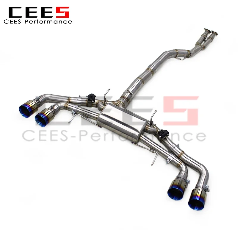 cees Stainless Steel Valve Catback Exhaust Y Pipe for Nissan GTR/GT-R R35 3.8TT 2008-2023 Escape Exhaust Pipe Muffler System