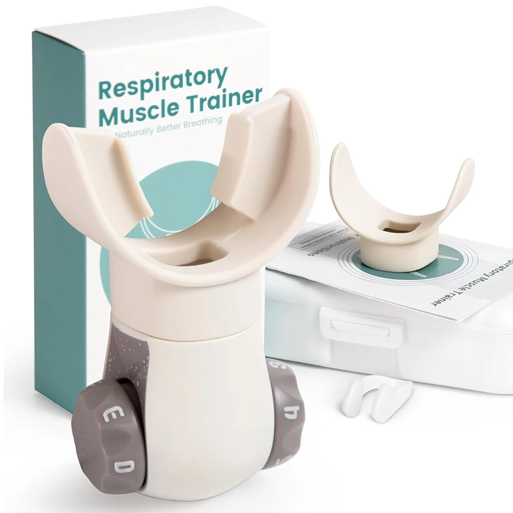

Breathing Trainer Lung Exercise Device Silicone Respiratory Muscle Trainers Vital Capacity Training Tool Sport Fitness Equipment