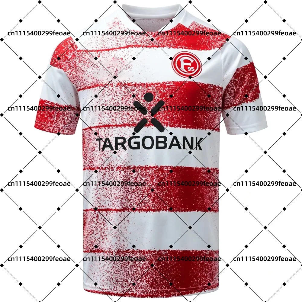 2026-27 Fortuna Düsseldorf Home and Away Jerseys, T-shirts with Digital Printing Patterns, Sports Breathable Short Sleeves