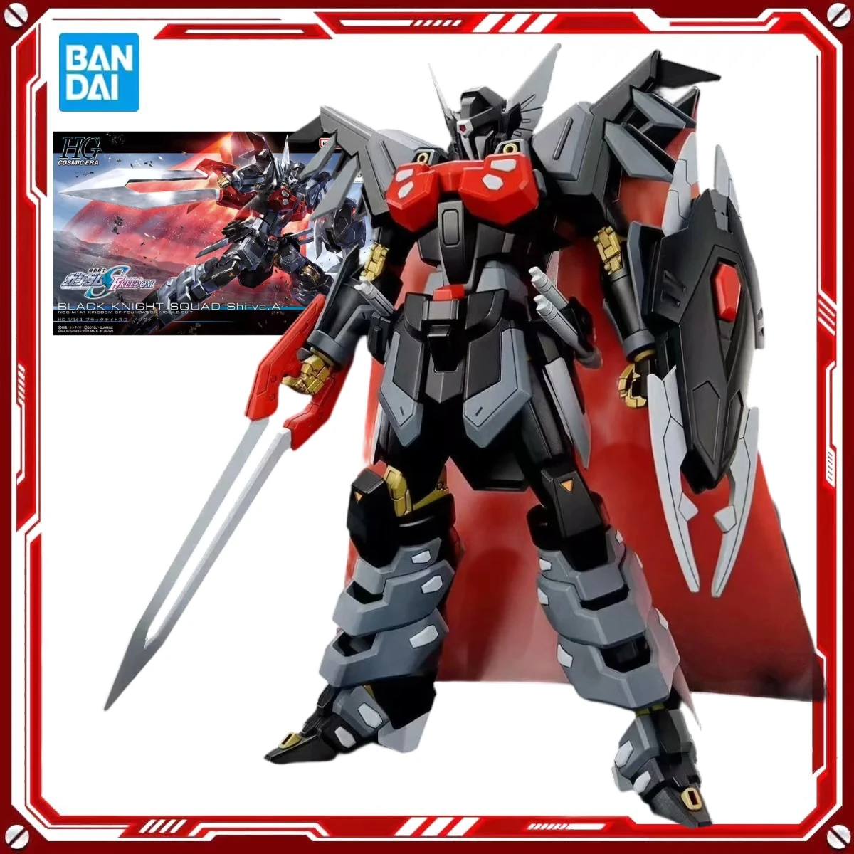 

Оригинальный конструктор Bandai Black Knight Destruction, модель в масштабе 1/144, аниме-фигурка Seed Freedom, коллекционная игрушка, подарок