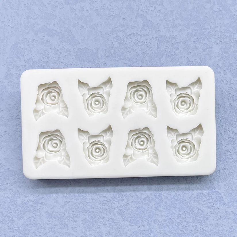 Flower Rose Silicone Mold Sugarcraft Chocolate Cupcake Baking Mold Fondant Cake Decorating Tools