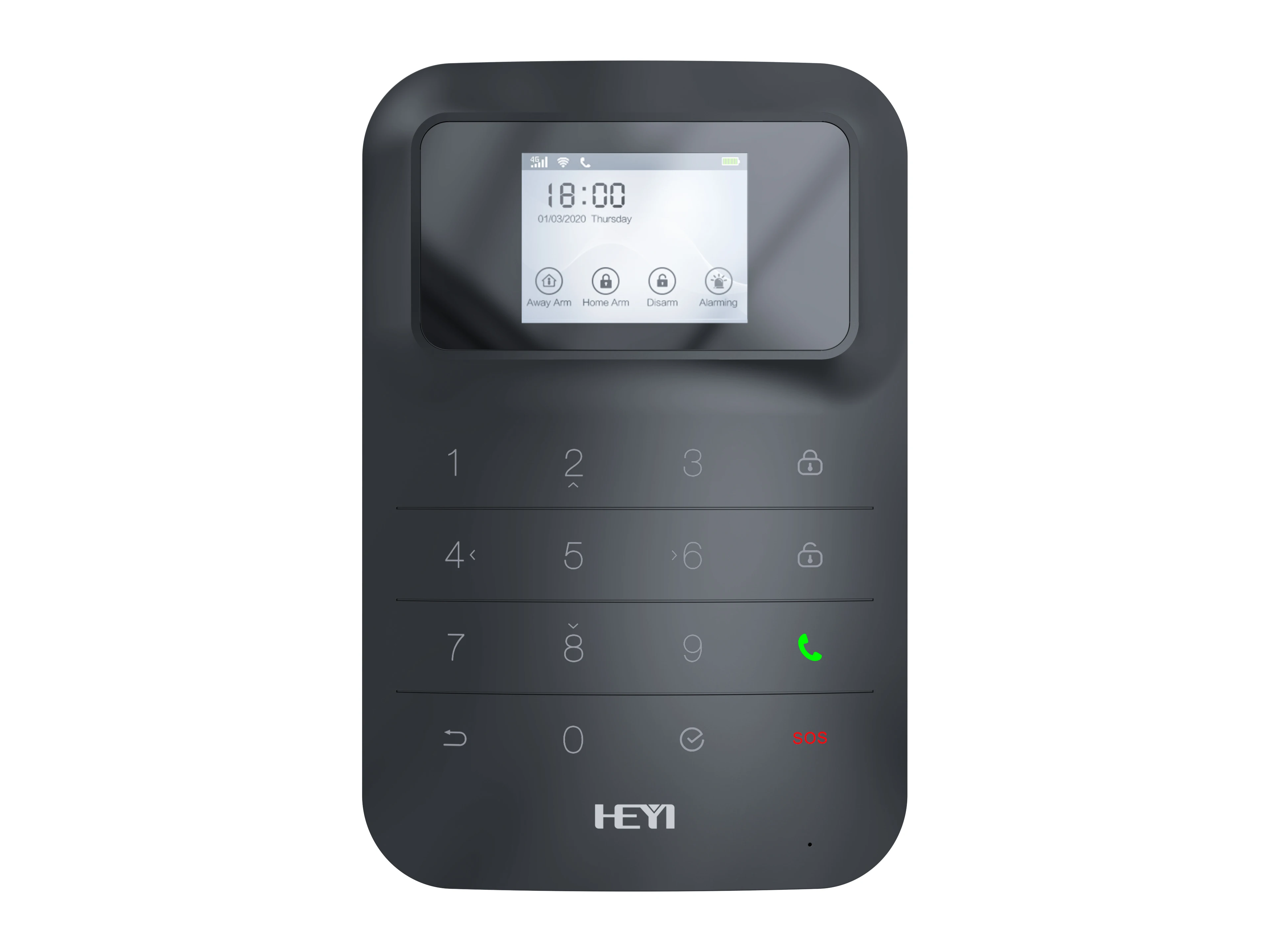 2023 HEYI W1 LUXURY  wireless alarm systems for intrude/burglar wifi 2G/4G/GSM/SMS home/hotel / bank