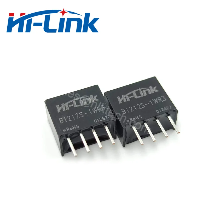 Hilink-Módulo de Alimentação Isolado DC, B1212S-1WR3, 12V a 12V, Alta Eficiência, Baixa Ondulação, Inteligente Doméstico, 2Pcs por Lote