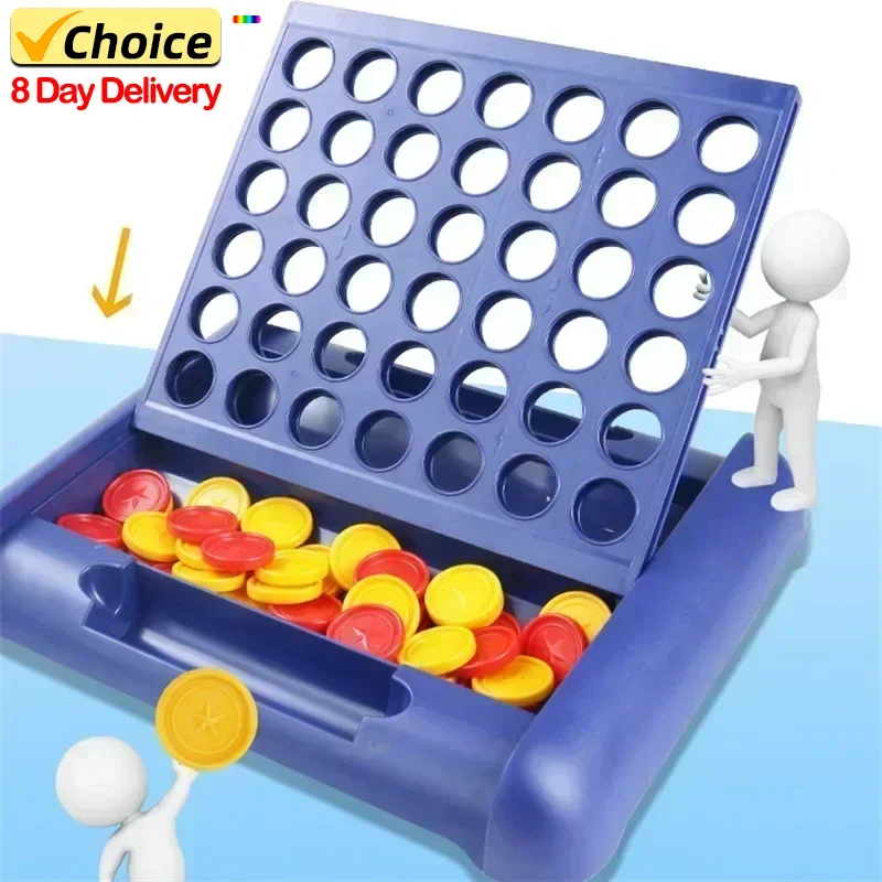 Foldable Children's Online Board Game Classic Battle 4 Chess Family Toys Early Puzzle Thinking Training Gifts