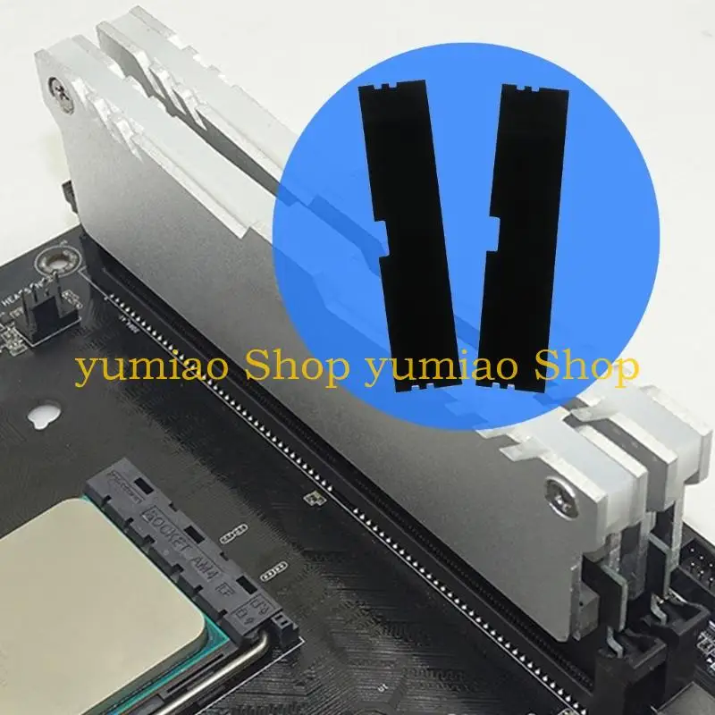 587B Hardware-Look Computer Case Decoration, 2 Dummy Memory Module Models for a Nonfunctional Interior Visual Display