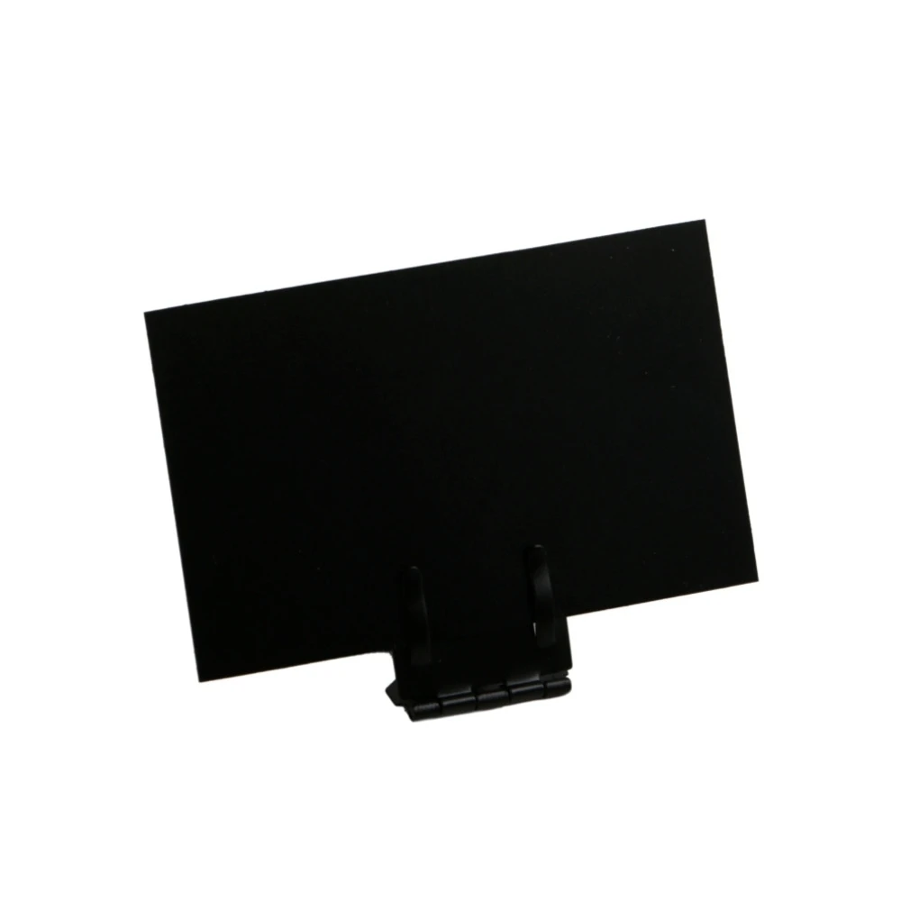 Write On Black Tag Clip Wet-erase Blackboard Price Chalkboard Business Name Card Stand Metal