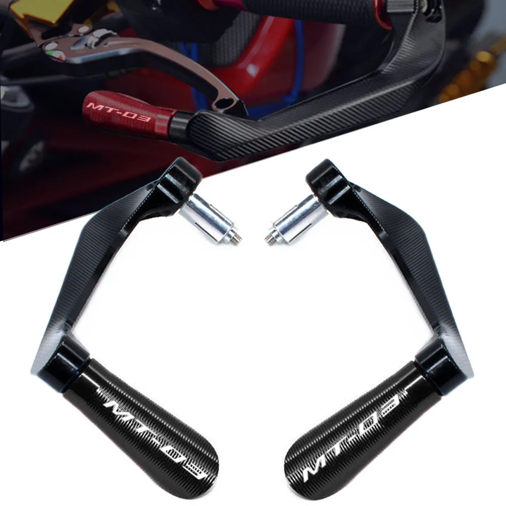 

For Yamaha MT03 MT-03 MT 03 2015-2021 Motorcycle Universal Handlebar Grips Guard Brake Clutch Levers Handle Bar Guard Protect