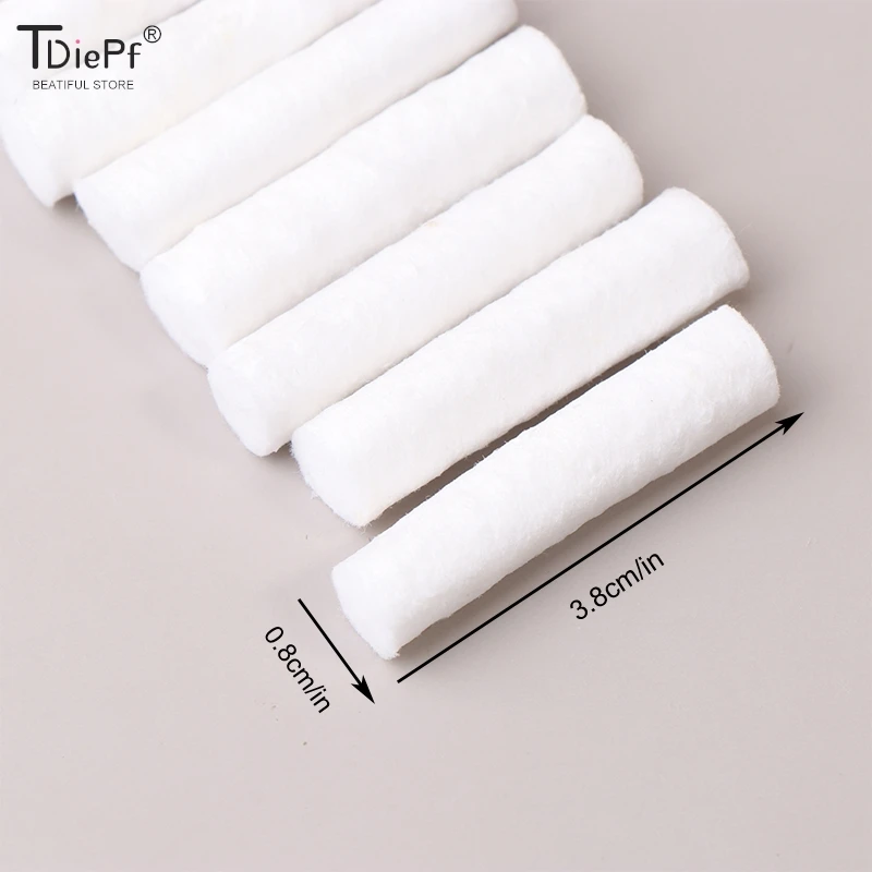 50pcs/Bag 100% Cotton Dental Cotton Roll Dentist Material Teeth Whitening Product Surgical Cotton Rolls High Absorbent