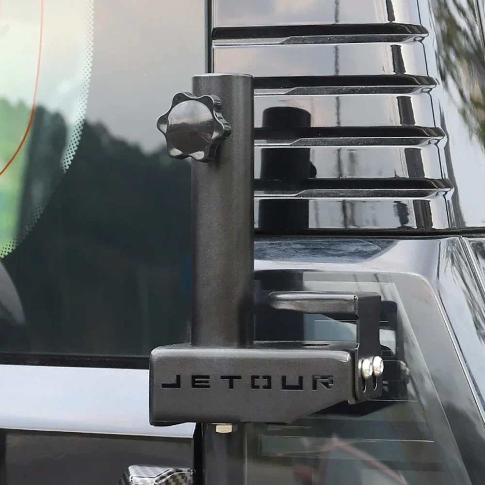 

For cherryJetour Traveler T2 Car Stainless Steel Anti-theft Tram Base Retrofitting Flagpole Antenna Bracket Special 2023 2024