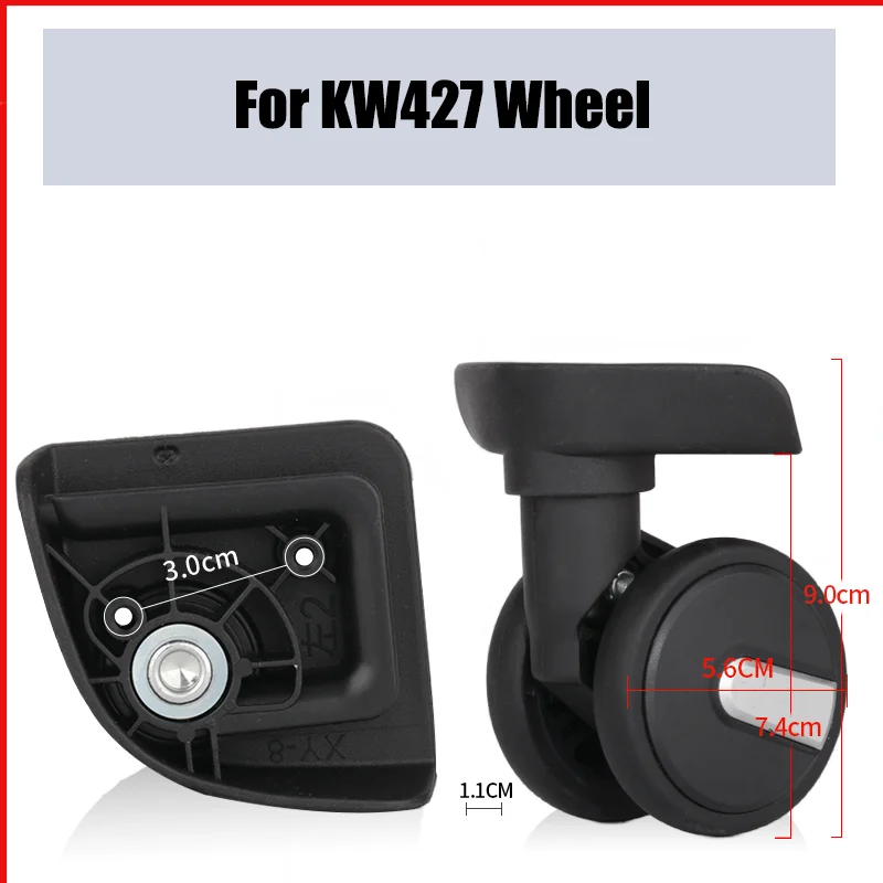 

Suitable for KW427 Suitcase Carrying Wheel Suitcase Replacement Accessories Replacement Universal Wheel Luggage Repair Pulley