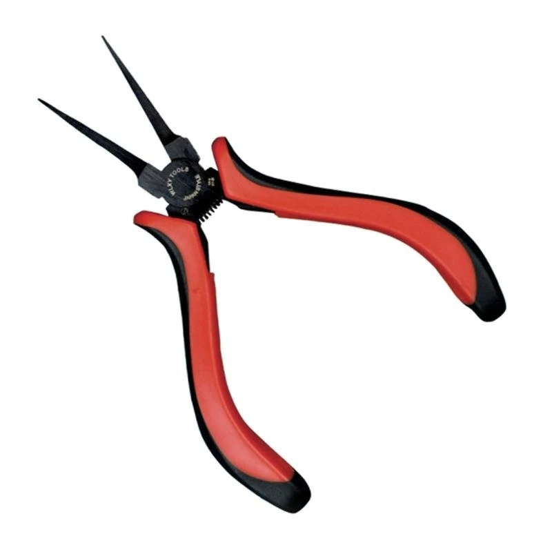

97QC 4.5‘’ Thin Flat Needle Nose Pliers Electrician Forceps for Jewelry & Handcraft Making Craft Beading Beads Plier Tool