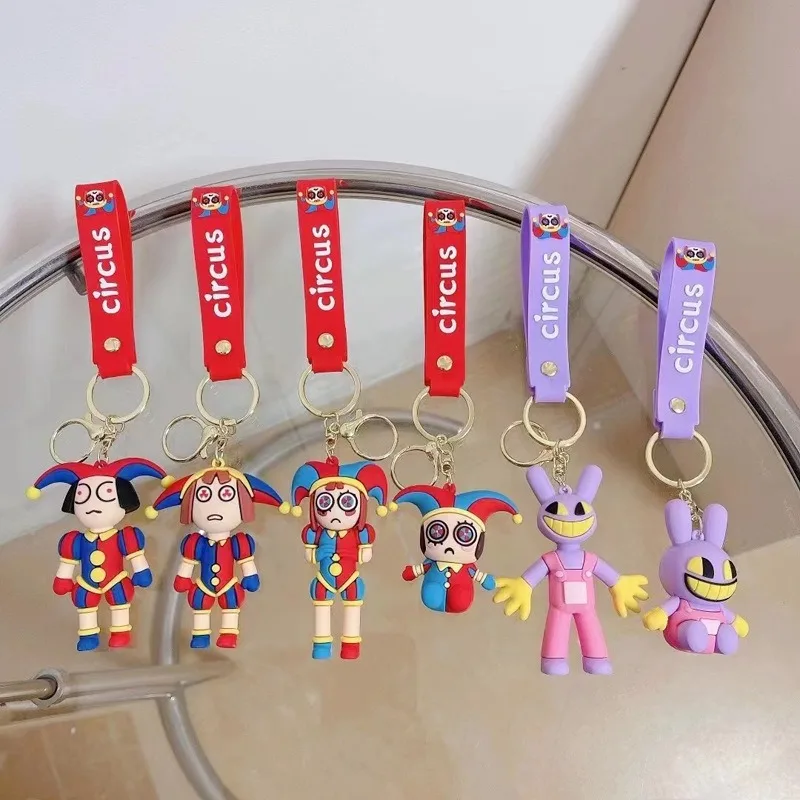 

Волшебный цифровой цирковой брелок, трансграничный Pamney Clown, кукла-кролик, кукла, сумка, автомобильный брелок, блоки конструктор