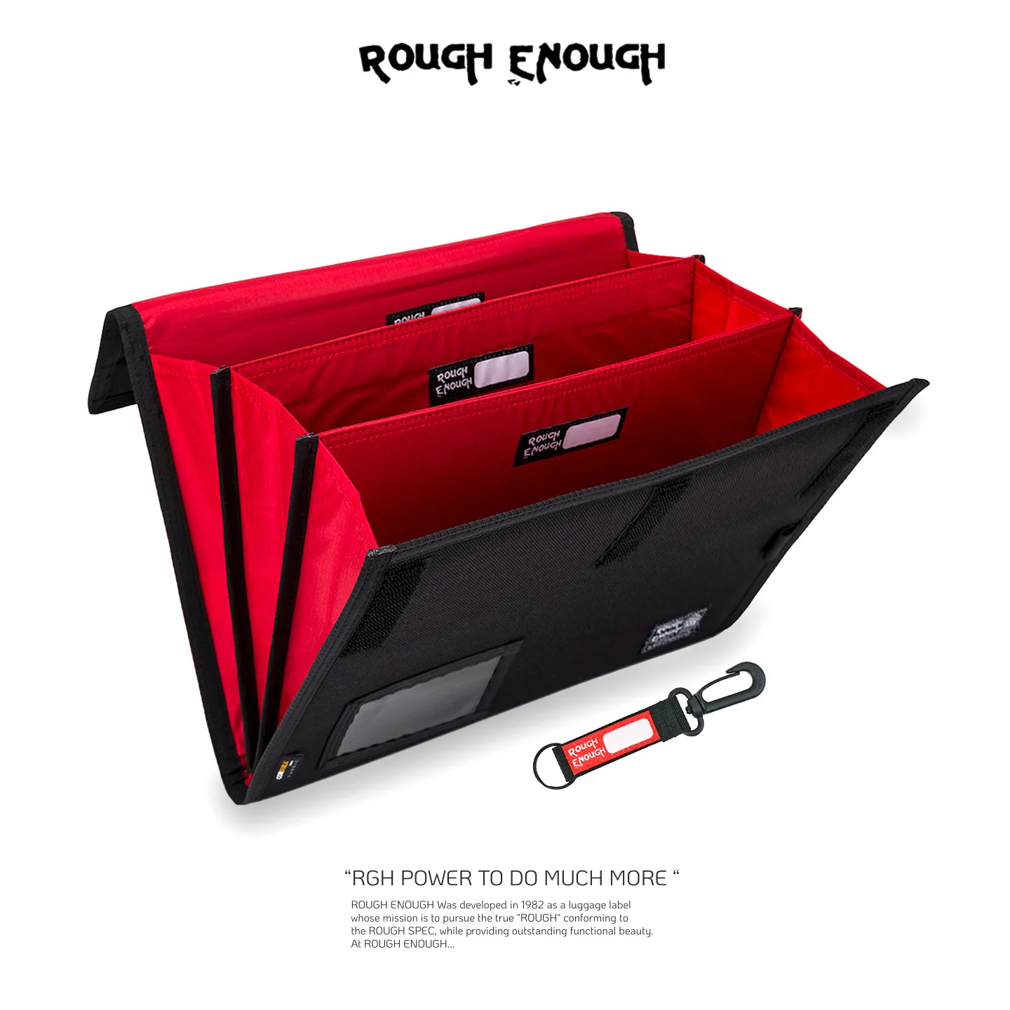 RGH 14in Laptop Briefcase Waterproof Handbag for MacBook Dell, Business Commute A4 Document Bag for Men Women Students