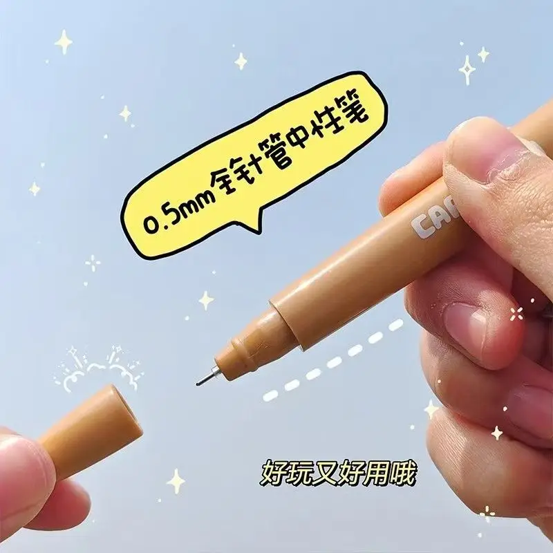 1 Buah Pena Gel Tinta Hitam Sensorik Remas Mata Pop Capybara Mainan Muncul Mata Rumput Mainan Fidget Sensorik Mainan Memantul Bola Mata