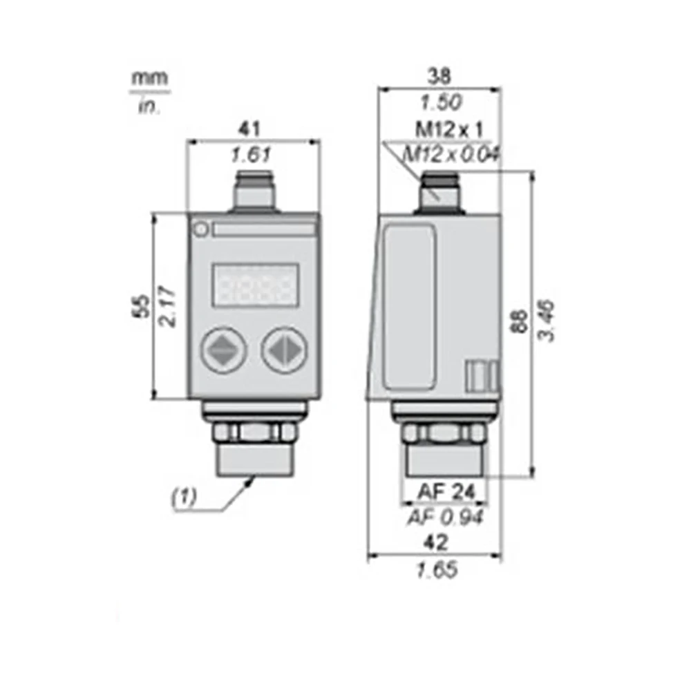 Pressure Sensor 24 VDC 4-20mA High Quality Fast Ship XMLR400M0T25 