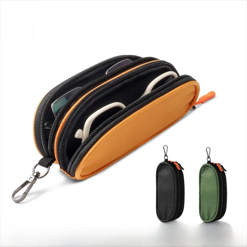 New Double Layer Sunglasses Case Waterproof Multi-Functional Glasses Bag Durable Glasses Storage Box Business Trips