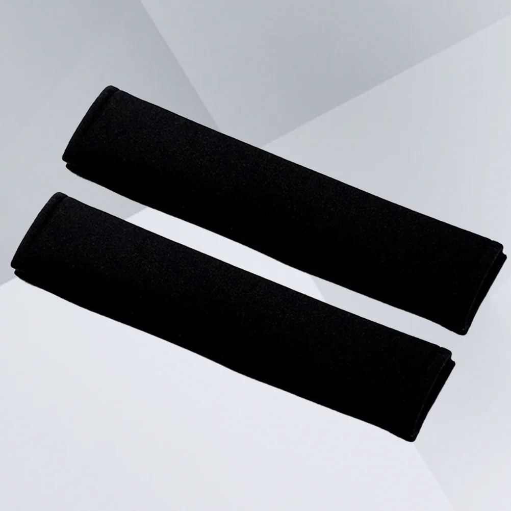 

6 pcs Shoulder Strap Cover Black Soft Cotton Car Belt Protector For Women Kids Safety Cushion Pad Covers Motorcycle Gear