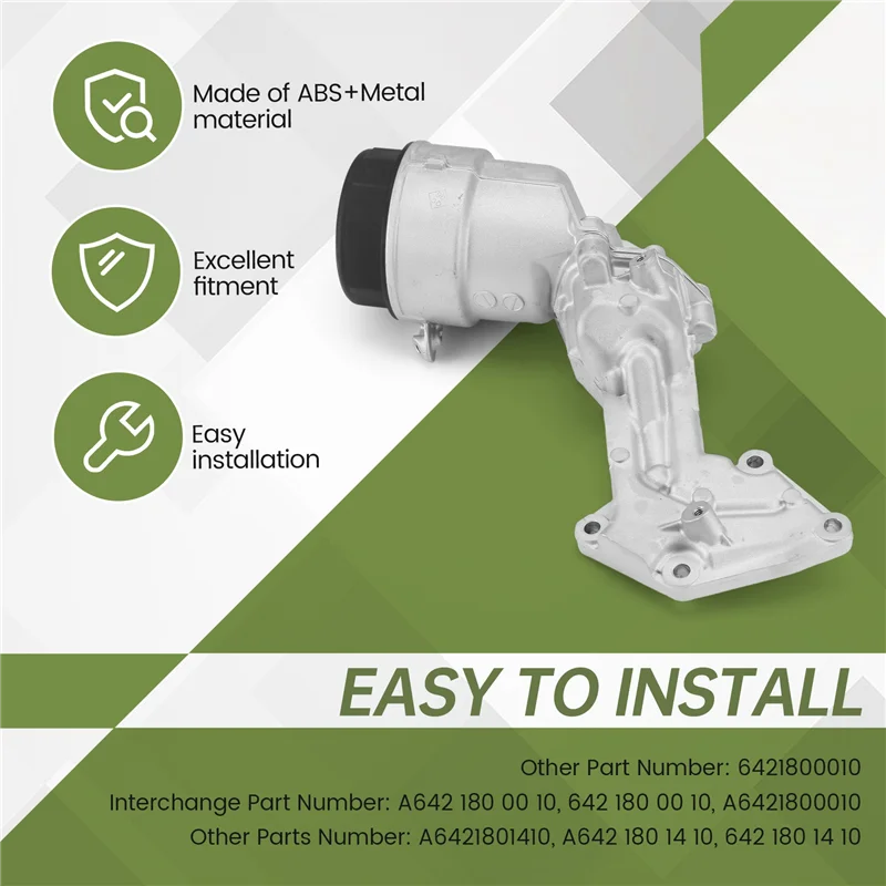 

A80X-корпус масляного фильтра двигателя 6421800010 для Benz W166 X166 X164 W164 W639 GLE 350 D